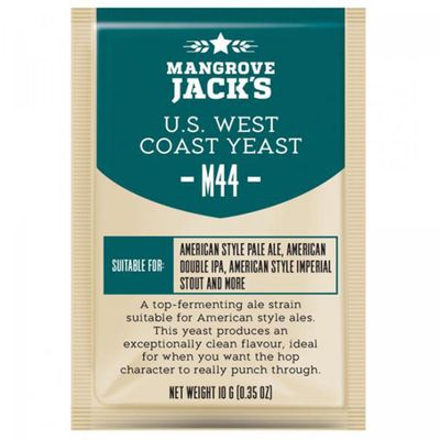 Mangrove Jack&#39;s Craft Series dried brewing yeast US West Coast M44 10 g