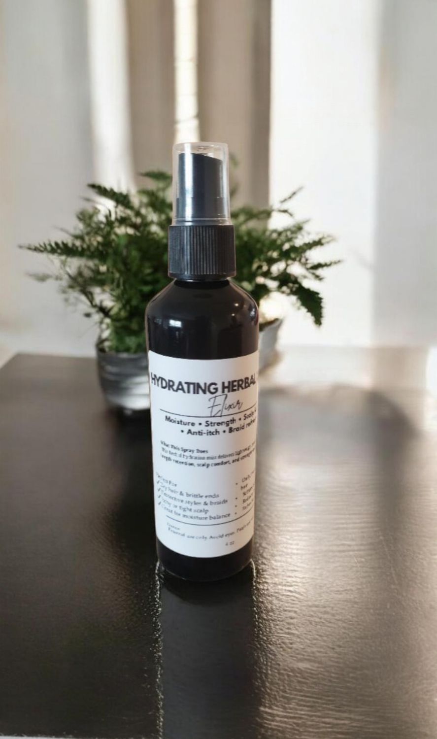 HYDRATING HERBAL GROWTH SPRAY Moisture • Strength • Scalp Refresh. 8oz