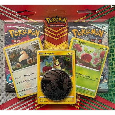 Pokemon Sword &amp; Sheild: Fusion Strike &amp; Chilling Reign 2 Pack Blister with Promo cards and Coin