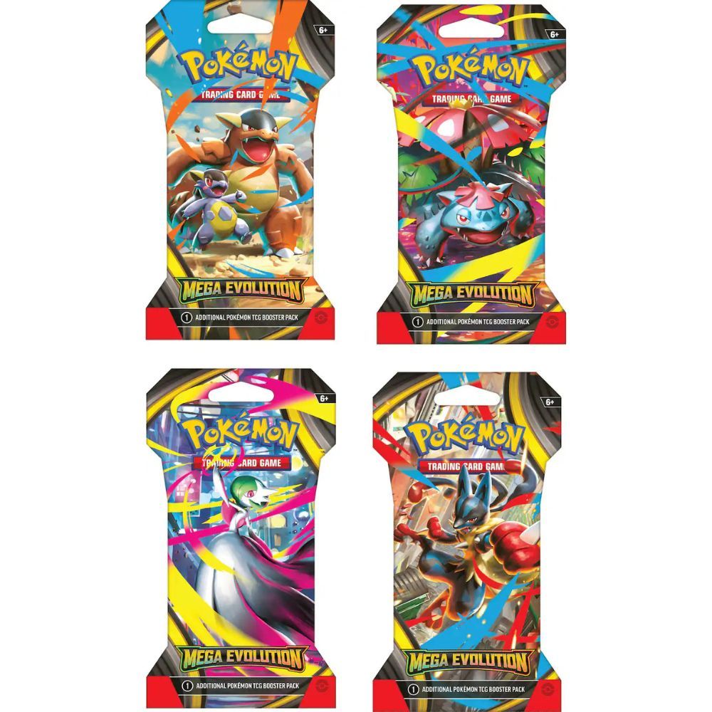 Pokemon Mega Evolutions Sleeved Booster Pack