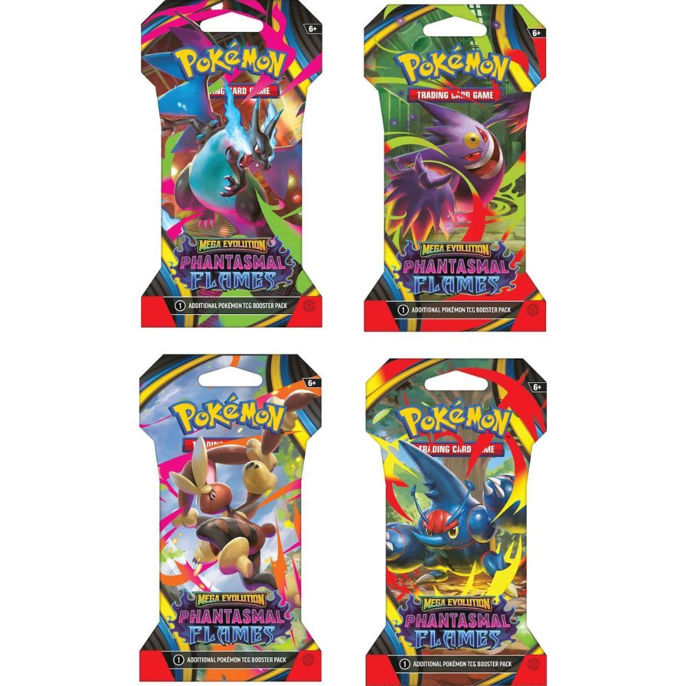 Pokemon: Mega Evolutions Phantasmal Flames Sleeved Booster Pack