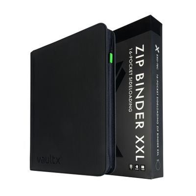 Vault X Binder Black- 16 POCKET XXL