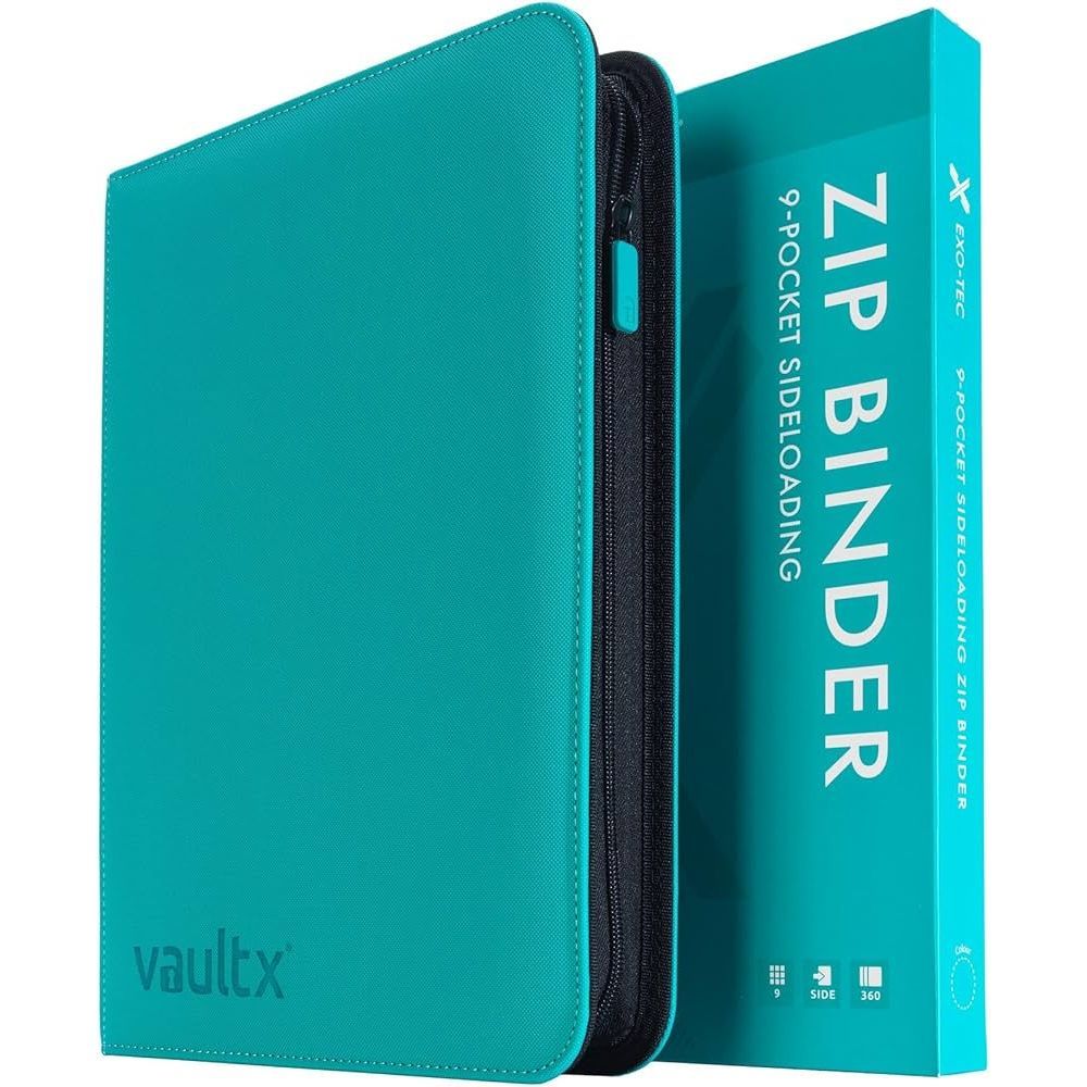 Vault X Binder Teal- 9 POCKET Vault X Binder Teal- 9 POCKET