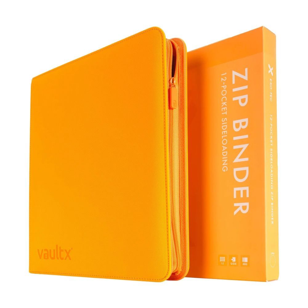 Vault X Binder NEON Orange- 12 POCKET Vault X Binder NEON Orange- 12 POCKET
