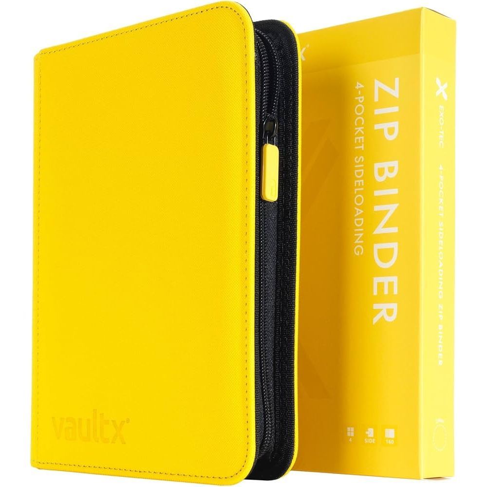 Vault X Binder Yellow: 4 Pocket