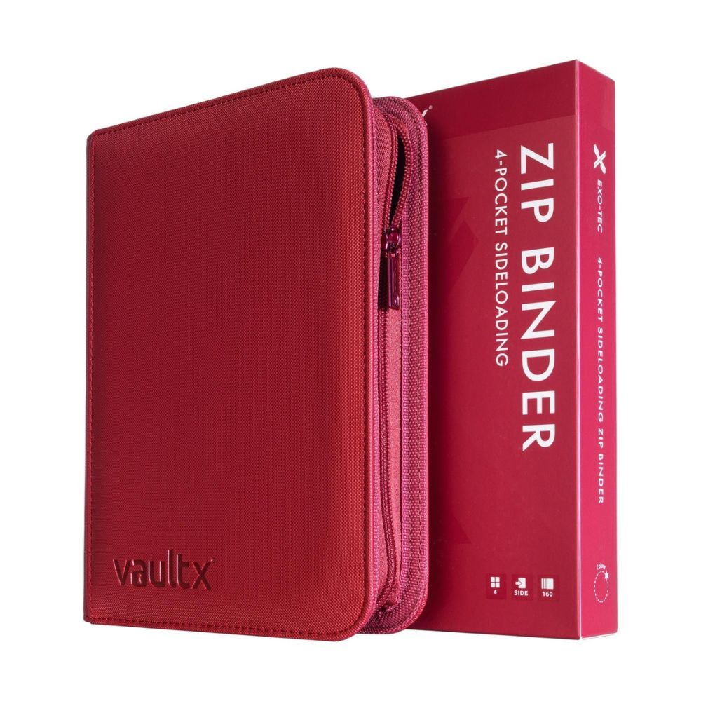 Vault X Binder Red: 4 Pocket