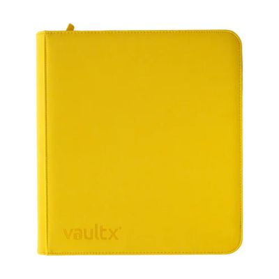 Vault X Binder Yellow- 12 POCKET