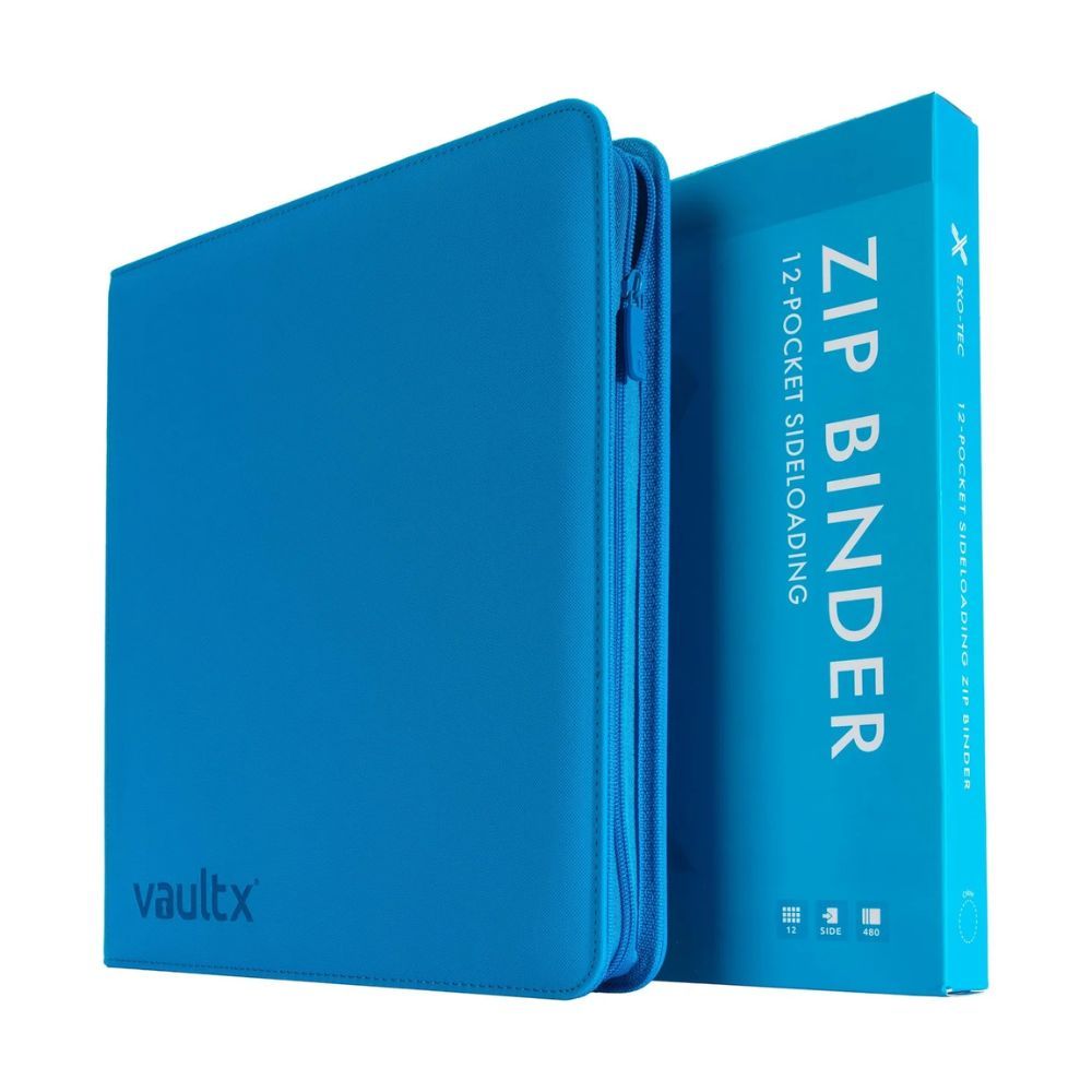 Vault X Binder NEON Blue- 12 POCKET Vault X Binder NEON Blue- 12 POCKET