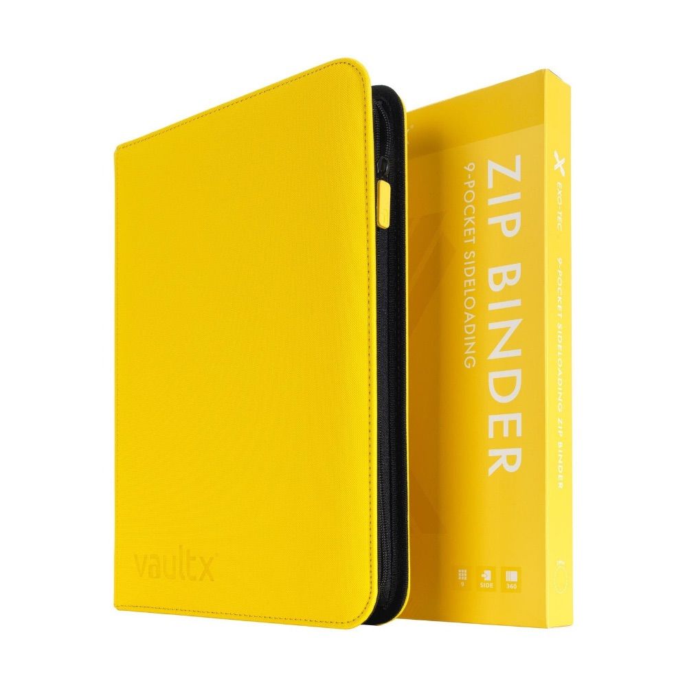 Vault X Binder Yellow 9 Pocket