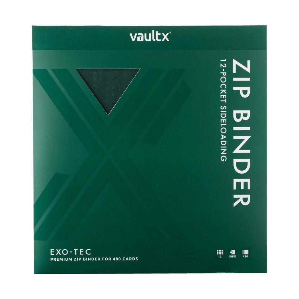 Vault X Binder Green 12 Pocket