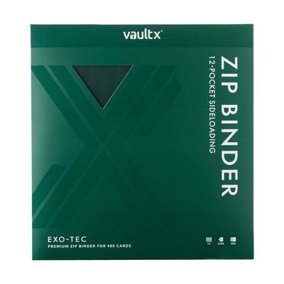 Vault X Binder Green 12 Pocket