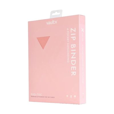 Vault X Binder SPECIAL EDITION Just Pink 4 Pocket