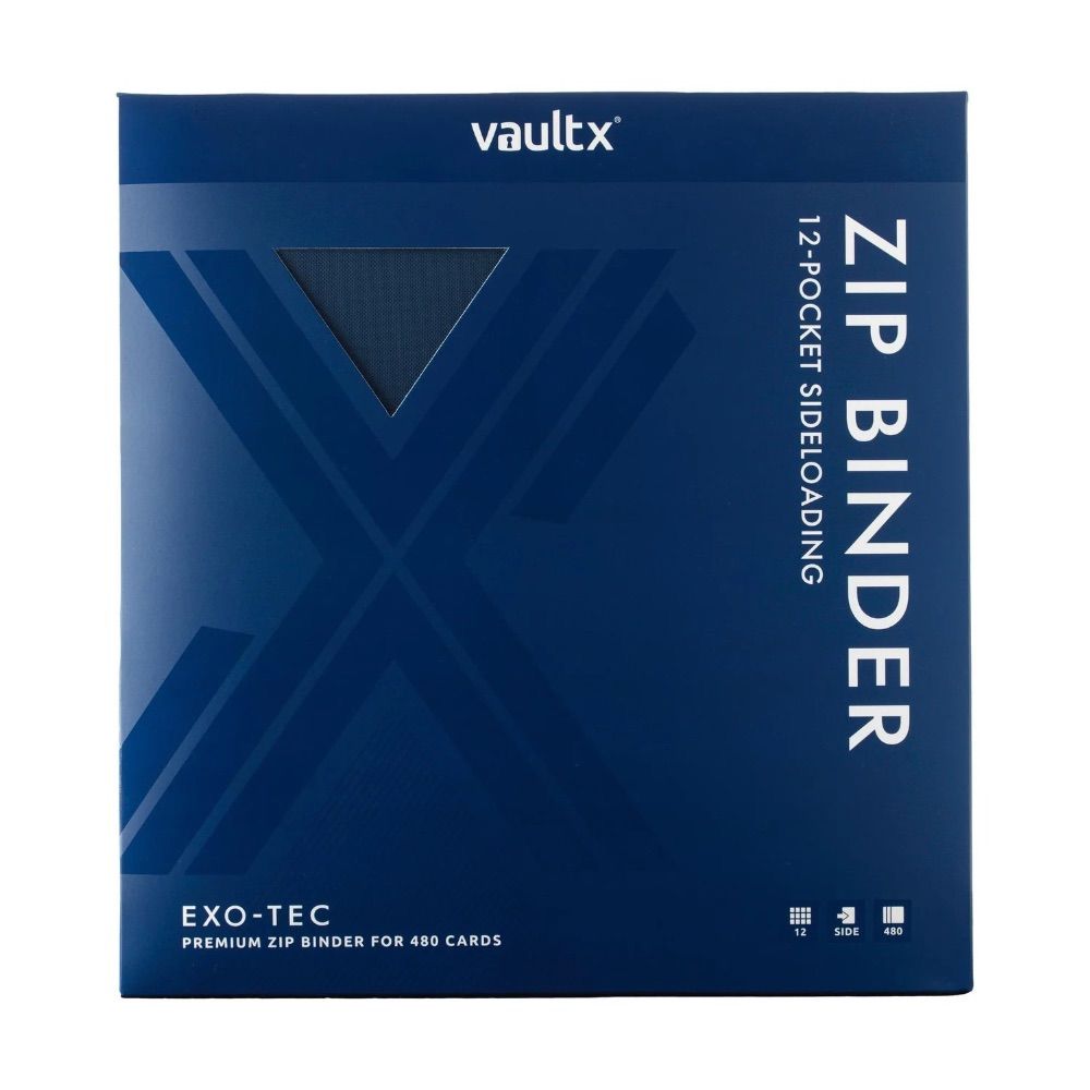 Vault X Binder Navy Blue 12 Pocket