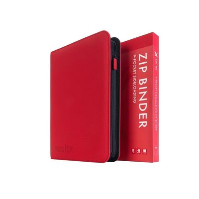Vault X Binder Red 9 Pocket