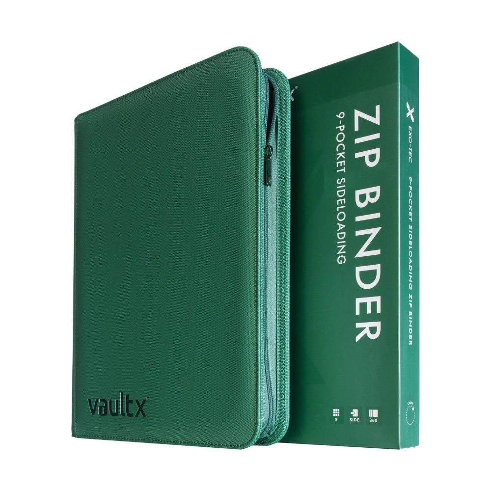 Vault X Binder Green 9 Pocket