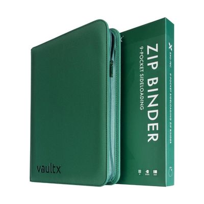 Vault X Binder Green 9 Pocket