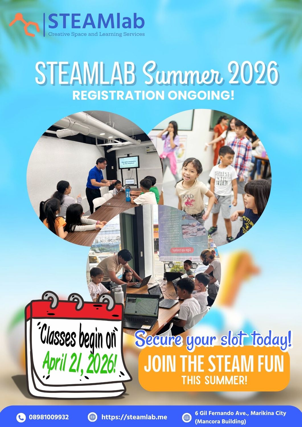 STEAMlab Summer Program 2026