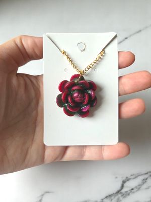 Succulent Pendant Necklace