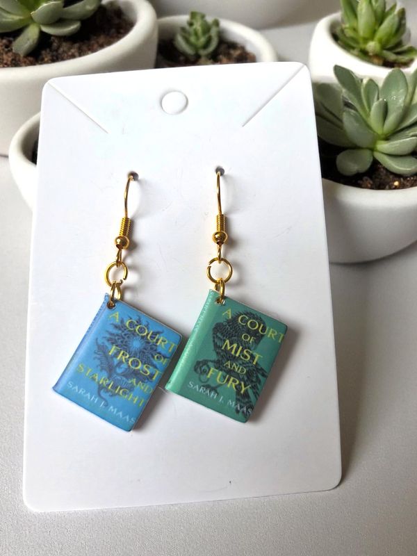 Book Earrings
