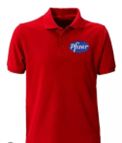 Playera con bordado frente 10 cm