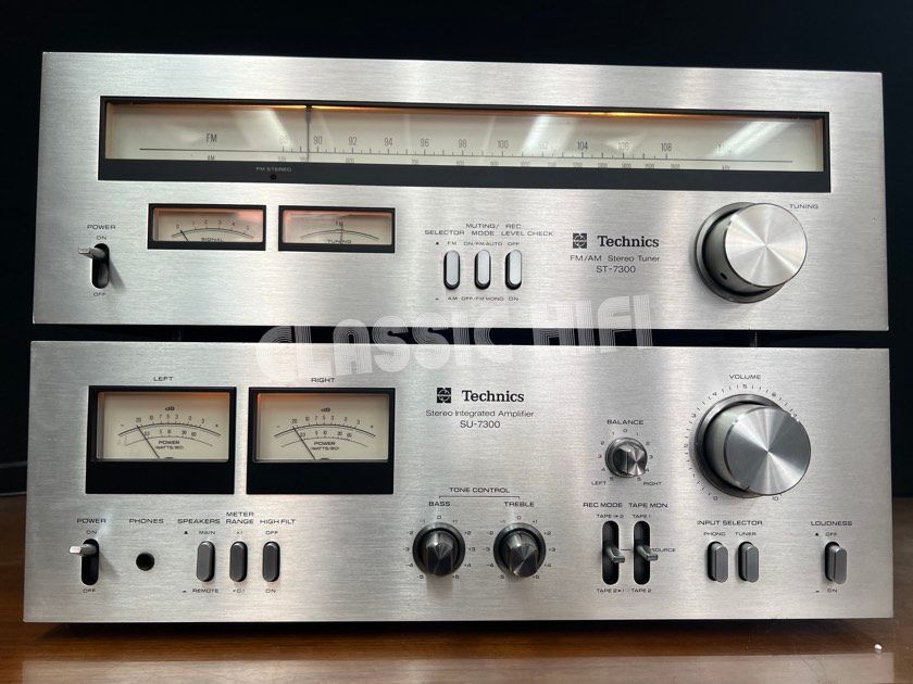 TECHNICS SU-7300 ST7300 AMPLIFIER & TUNER SET
