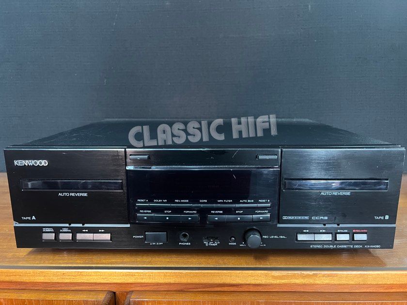 KENWOOD KX-W4080 DOUBLE CASSETTE DECK