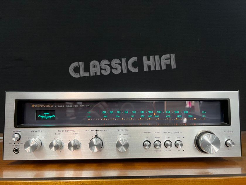 KENWOOD KR-3400 AM/FM STEREO RECEIVER