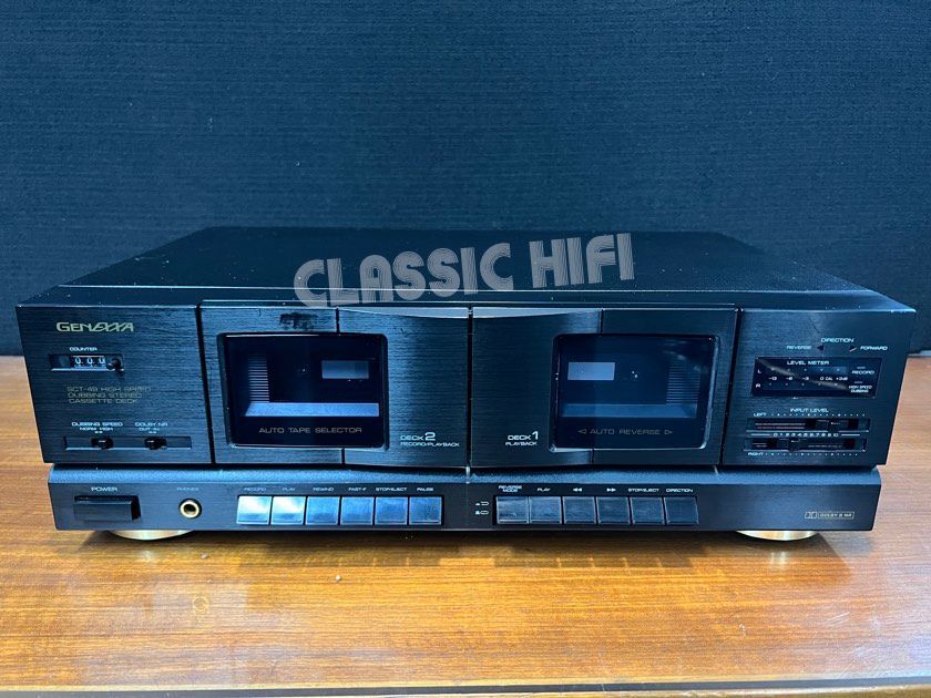 GENEXXA SCT-49 DUAL CASSETTE DECK