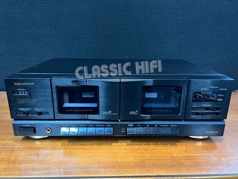 GENEXXA SCT-49 DUAL CASSETTE DECK