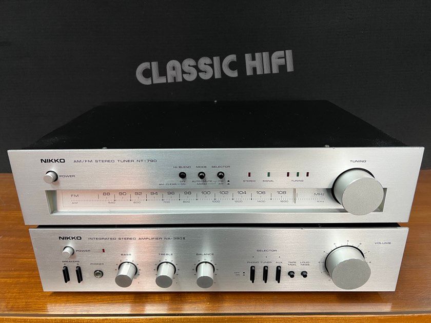 NIKKO 390II AMP & 790 TUNER