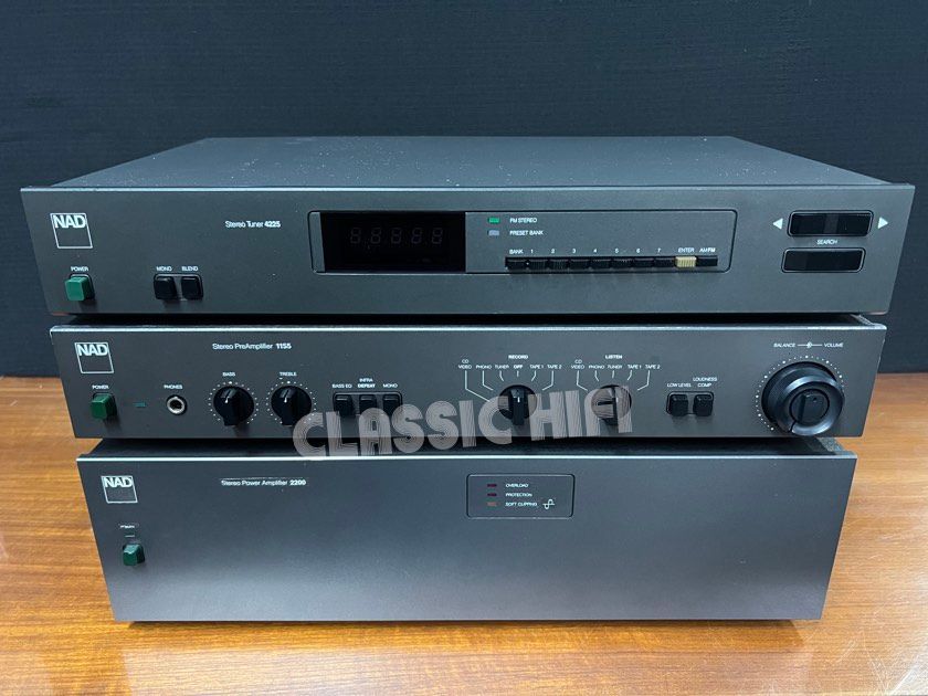 NAD PRE 1155-POWER 2200 -TUNER 4225 COMBO