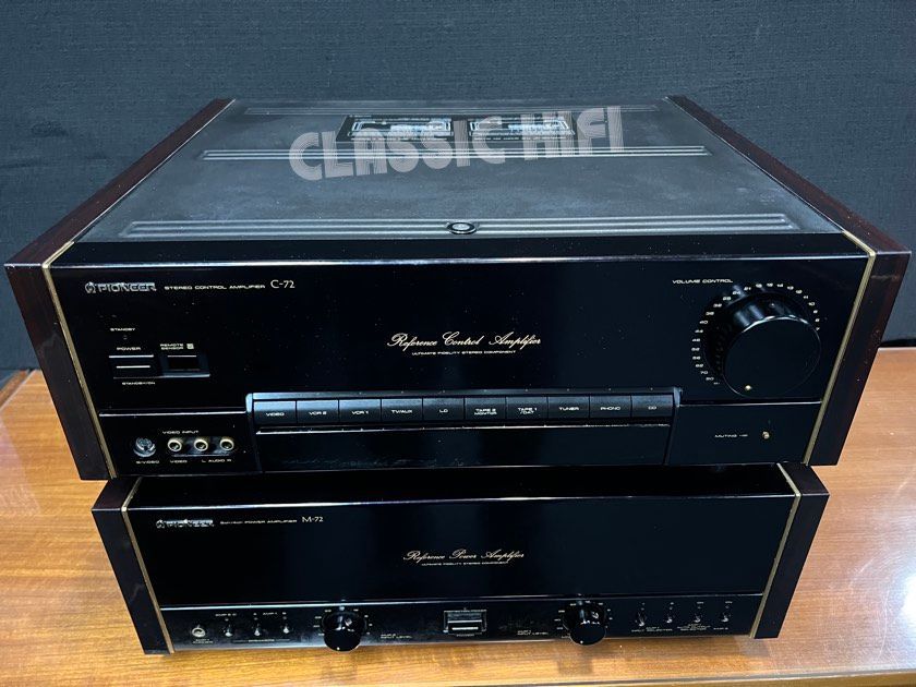 PIONEER C72 & M-72 PRE/POWER AMPS PIONEER C72 & M-72 PRE/POWER AMPS