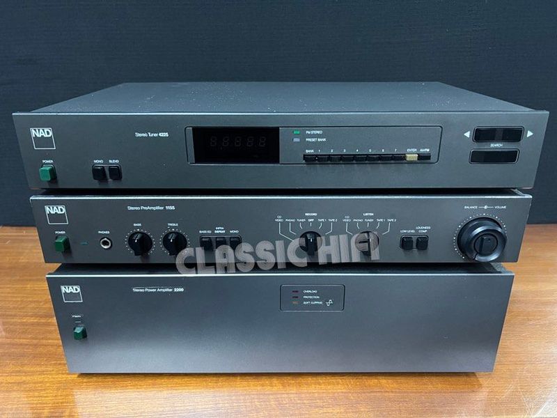 NAD PRE 1155-POWER 2200 -TUNER 4225 COMBO