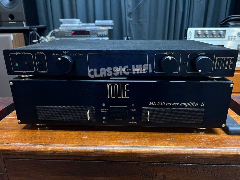 ME POWER AMP ME550  SERIES II - PRE-AMP ME15