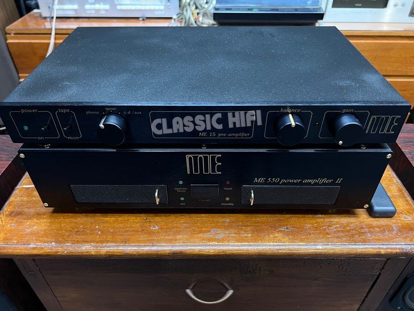 ME POWER AMP ME550 SERIES II - PRE-AMP ME15