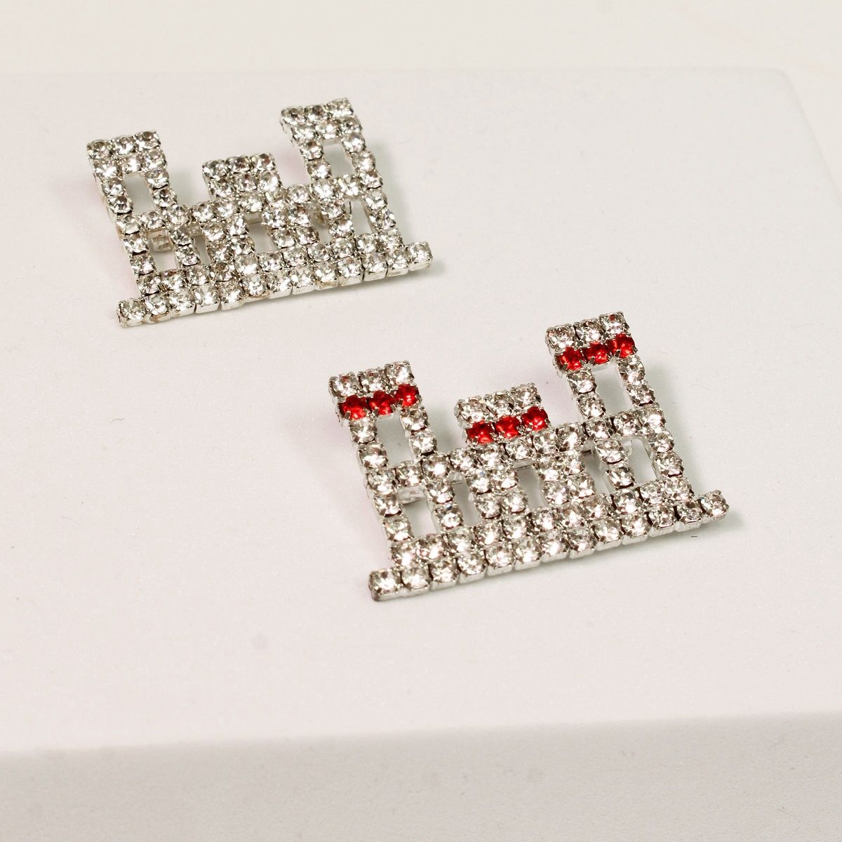 Engineer Pendant - Gold/Silver Rhinestones, color: Gold