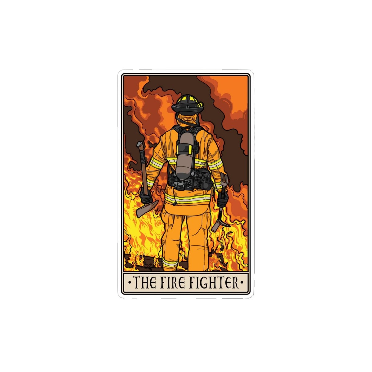 PLD Firefighter (12M) Sticker