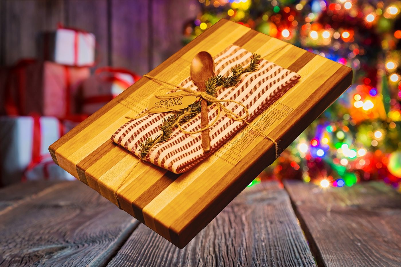 Engineer Heritage Cutting Board Gift Set