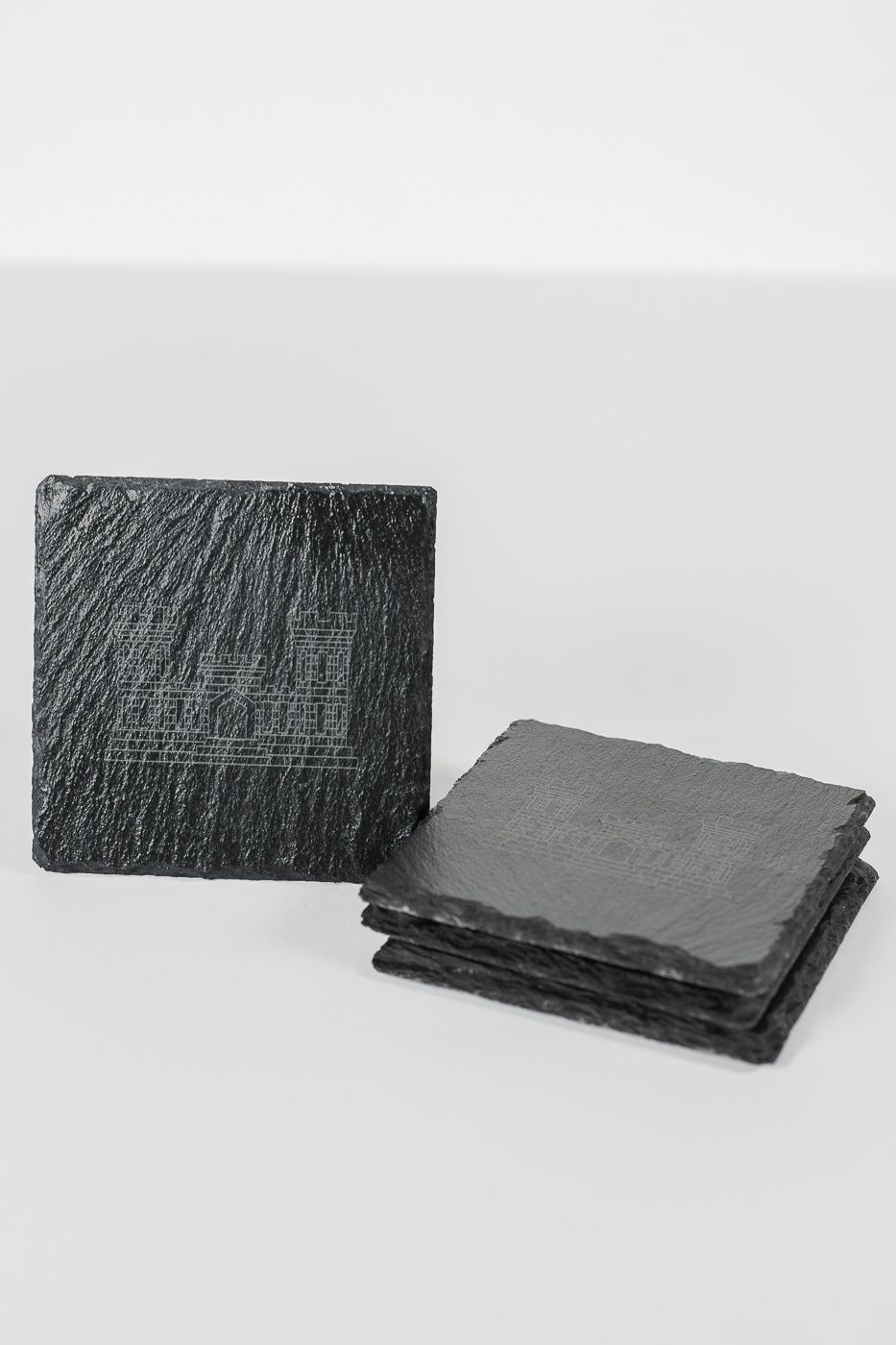 Slate Coaster Set (4) - Castle