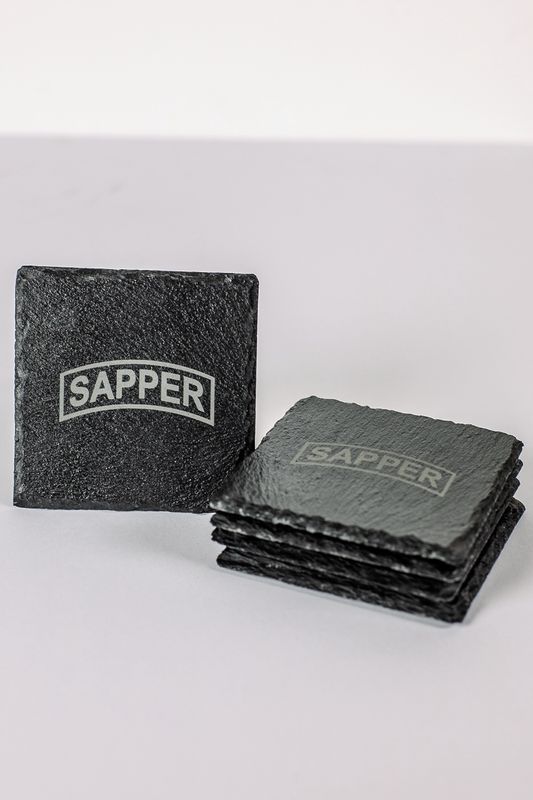 Slate Coaster Set (4) - Sapper