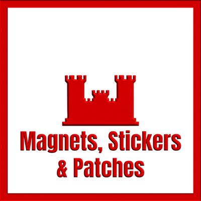 Magnets, Stickers &amp; Patches