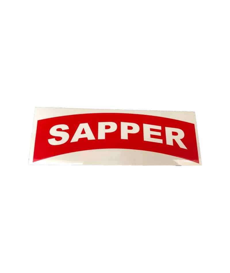 Sticker, Sapper