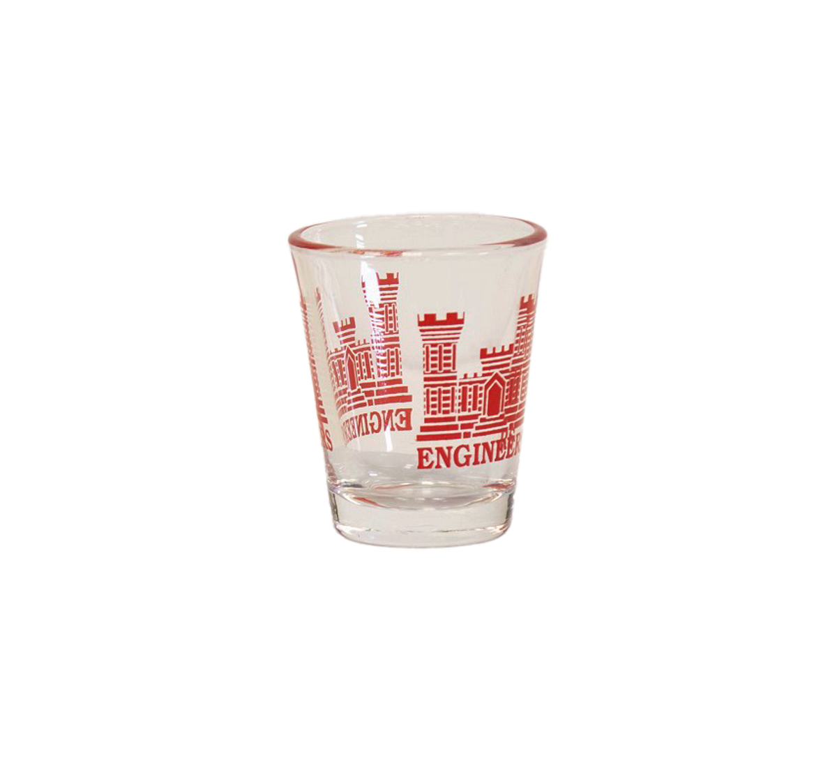 Engineer Castle Shot Glass