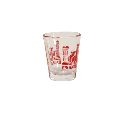 Engineer Castle Shot Glass