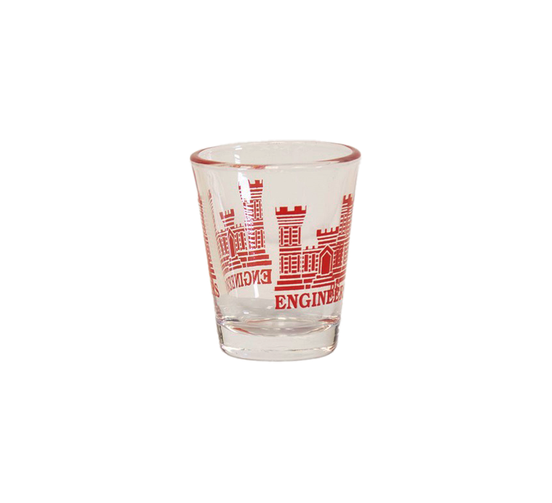Engineer Castle Shot Glass