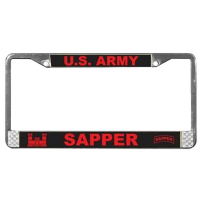 Sapper License Plate Cover