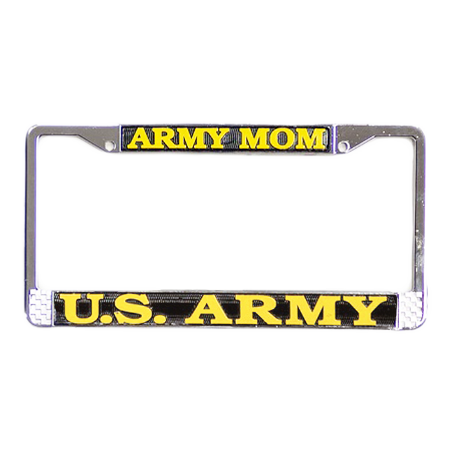 License Plate Cover Army Mom