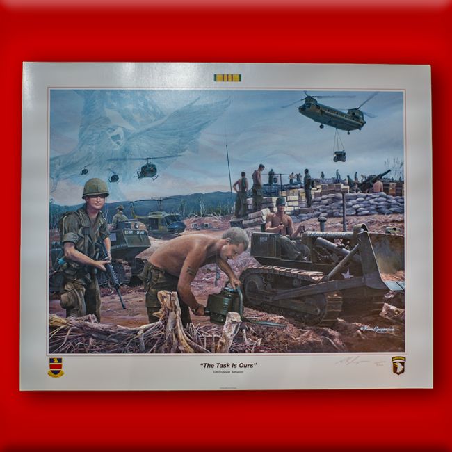 326th Engineer Battalion &quot;The Task is Ours&quot; Print