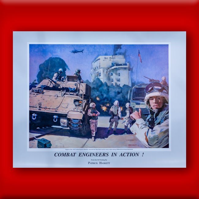 Engineers in Action &quot;Tikrit&quot; Print