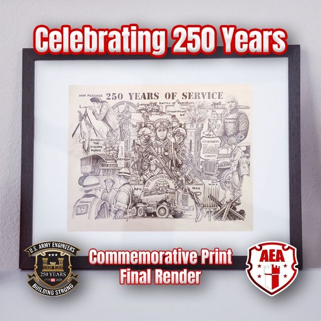 250th Anniversary Engineer Print